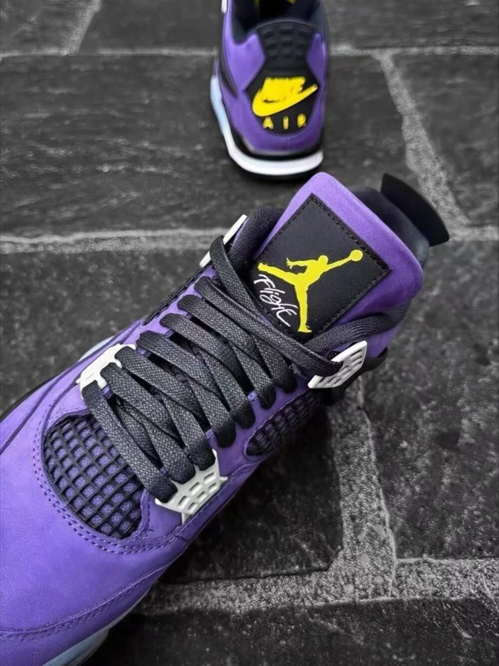Jordan 4 “Lakers” Imperial Purple